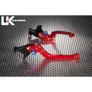 【ユーカナヤ U-KANAYA】U-KANAYA SU020-059-0705 レバーセット Rタイプ RD/BK GSX-R750/600 11-(4)