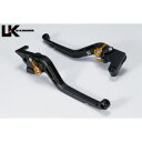【ユーカナヤ U-KANAYA】U-KANAYA HO011-010-0111 レバーセット STD/ロング BK/GD (ツヤケシ) CB400SF/SB(NC42) ABS不可(4)