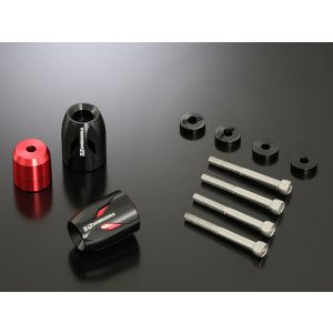 【ヨシムラ YOSHIMURA】ヨシムラ 696-0HA-1200 ハンドルバーエンド High Line(レッド) スズキ/ホンダ汎..