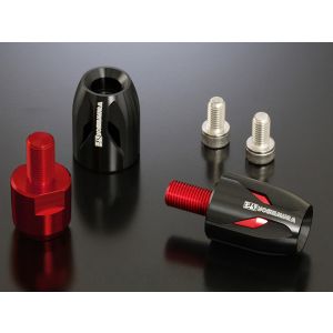 【ヨシムラ YOSHIMURA】ヨシムラ 696-0H2-1200 ハンドルバーエンド High Line(レッド) スズキ汎用 M12