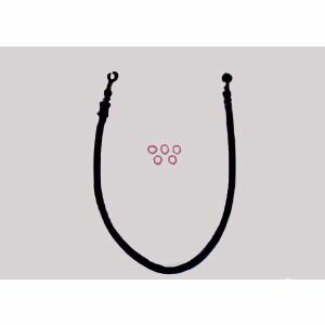 【アルキャンハンズ ALCAN hands】アルキャンハンズ M00018B ラバーブレーキホース 25゜-25° BA-BA 125..