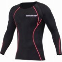 【コミネ KOMINE】コミネ 03-122 クールコンプレッションアンダーシャツ JKL-122 BLK/ORG #M