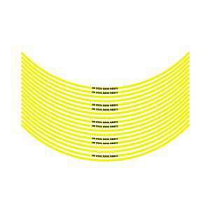 エムディーエフ RIM-4M-YE-17 リムストライプ イエロー 4mm 17インチ MDF