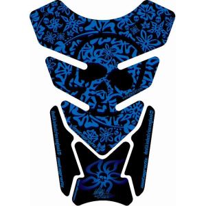 【モトグラフィックス MOTOGRAFIX】モトグラフィックス MT-ST076B タンクパッド ブルー STREET QUADPAD