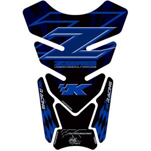 【モトグラフィックス MOTOGRAFIX】モトグラフィックス MT-TK009KB タンクパッド BLK/ブルー Z Series ..