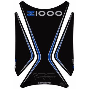 【モトグラフィックス MOTOGRAFIX】モトグラフィックス MT-TK022KB タンクパッド BLK/ブルー Z1000 03-09