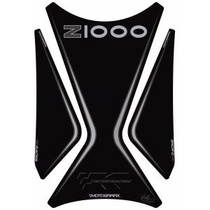 【モトグラフィックス MOTOGRAFIX】モトグラフィックス MT-TK022KK タンクパッド ブラック/ブラック Z1..