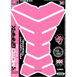 【モトグラフィックス MOTOGRAFIX】モトグラフィックス MT-TP003P タンクパッド プレーン ピンク