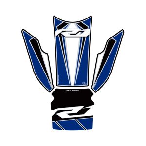 【モトグラフィックス MOTOGRAFIX】モトグラフィックス MT-TY026B タンクパッド ブルー YZF-R1/M 15-