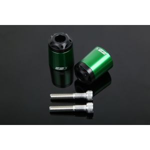 【スピードラ SSK SPEEDRA】スピードラ AKO0101DG アルミハンドルバーエンド タイプA グリーン KAWASAK..