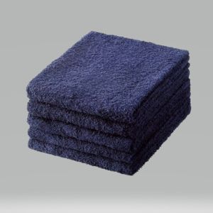 【オーミケンシ】オーミケンシ 8308 フェイスタオル5枚入り ダークブルー