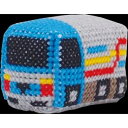 【金亀糸業】金亀糸業 刺繍キット はたらくくるまのピンクッション 4 トラック 342743