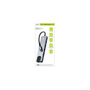 【Lazos】Lazos L-CHU6 USB3.0 TypeCハブ 6in1 【Lazos】Lazos L-CHU6 USB3.0 TypeCハブ 6in1