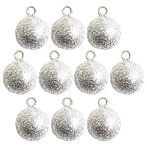 【日本紐釦貿易 Nippon Chuko】NBK 水琴鈴 丸型 チヂミ 10個 シルバー F6-52-10 日本紐釦貿易