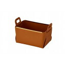 【パール金属】パール金属 フェイクレザー CUBEケース S CAMEL N-7133