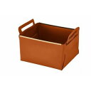 【パール金属】パール金属 フェイクレザー CUBEケース L CAMEL N-7139