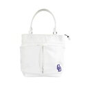 【レザックス】レザックス CDBB-3417 ドラゴンズ スタンドバッグ トートバッグ WHITE サイズ46×21×40