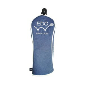 【EDWIN GOLF】EDWIN GOLF EDHC-3861 ヘッドカバー FW用 NAVY