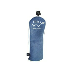 【EDWIN GOLF】EDWIN GOLF EDHC-3862 ヘッドカバー UT用 NAVY