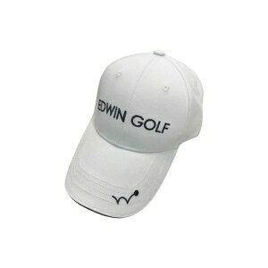 【EDWIN GOLF】EDWIN GOLF EDCP-3777 ゴルフキャップ WHITE