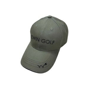 【EDWIN GOLF】EDWIN GOLF EDCP-3777 ゴルフキャップ KHAKI