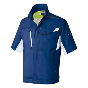 【アイトス】アイトス 2532 半袖サマーブルゾン 男女兼用 ロイヤルブルー 5L