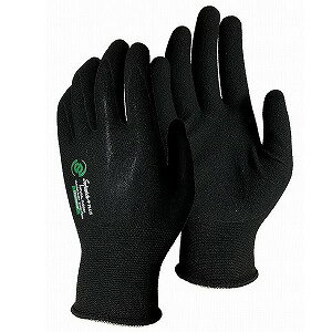 【おたふく手袋 OTAFUKU】おたふく手袋 A-491 ソフキャッチプラス デオ 天然ゴムコート ブラック M