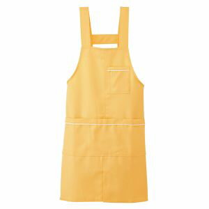 【アイトス】アイトス 861370 パイピングエプロン サンオレンジ フリーサイズ