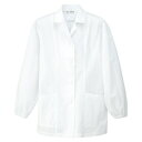 【アイトス】アイトス HH335 レディース衿付調理着 ピュアホワイト LLサイズ(4)