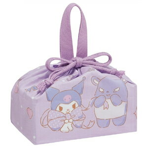 【スケーター SKATER】スケーター KB7 クロミ ビックリボン ランチ 巾着袋 お弁当袋 SKATER