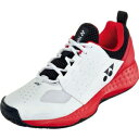 【ヨネックス Yonex】ヨネックス パワークッション 106 ホワイト/レッド 22.5 YONEX