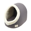 【ペットプロジャパン PetPro】ペットプロ Homey ニットドームベッド グレー