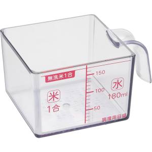 【貝印 KAI】貝印 Kai Kitchen お米がすくいやすい 角型カップ DH-8131