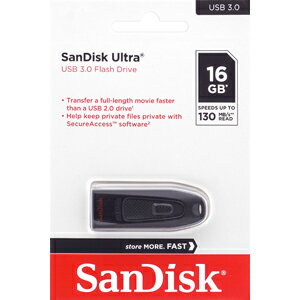 【サンディスク SanDisk 海外パッケージ】サンディスク USBメモリ 16GB SDCZ48-016G-U46 USB3.0対応