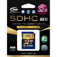 ڥ Teamۥ SDHC 32GB TG032G0SD28K Class10 SD