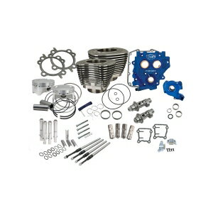 【S&S】S&S 330-0668 POWER PACK KIT W.BLK TWIN CAM 07-17