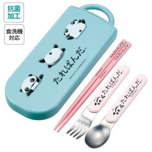 【スケーター SKATER】スケーター たれぱんだ 抗菌 食洗機対応 スライド式 トリオセット TACC2AG