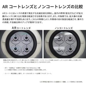 【オーツカ光学 OTSUKA】オーツカ光学 SKKL-SA 6×AR LED照明拡大鏡 スイングアーム式 クランプ取付式 ..