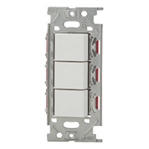 【神保電器】神保電器 NKW03614PW 3路+4路+4路スイッチトリプルセット ピュアホワイト