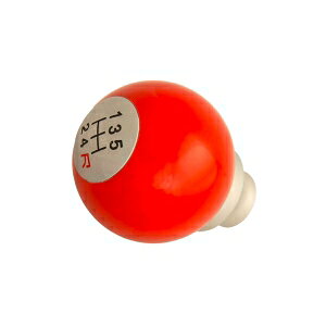 【I.L.Mスポーツ】I.L.Mスポーツ NAB-301634 シフトノブ ボールタイプ レッド/シルバー 5速 NA6CE/NA8C..