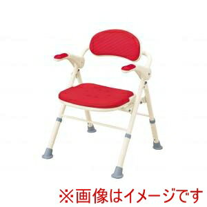 送料無料!!【アロン化成】アロン化成 535466 折りたたみシャワーベンチ TS レッド メーカー直送 代引不可 北海道沖縄離島不可【smtb-u】