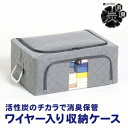 【アストロ】アストロ WIREDcase 消臭炭入衣類整理用中 グレー 620-32