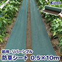 【アストロ】アストロ 園芸用防草シート50cm幅 リバーシブル 602-95S