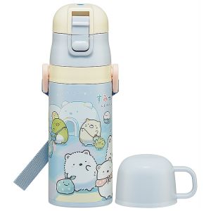 【スケーター SKATER】スケーター すみっコ しろくま ふるさと 超軽量 2WAY ステンレス ボトル SKDC3