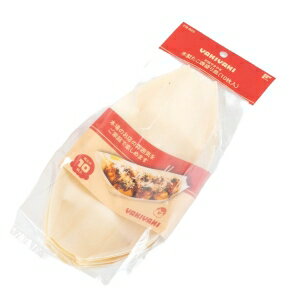 【和平フレイズ FREIZ】和平フレイズ 元祖やきやき 木製たこ焼盛り皿 10枚入 YR-025