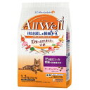 【ユニチャーム unicham】ユニチャーム All Well 10種の自然素材 15歳以上の腎臓の健康維持用 サーモン&ツナ味 1.2kg