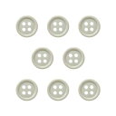 【日本紐釦貿易 Nippon Chuko】NBK カラーボタン 15mm 8個 グレージュ CG1700-15-40 日本紐釦貿易
