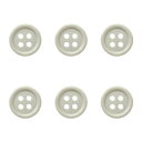 【日本紐釦貿易 Nippon Chuko】NBK カラーボタン 18mm 6個 グレージュ CG1700-18-40 日本紐釦貿易