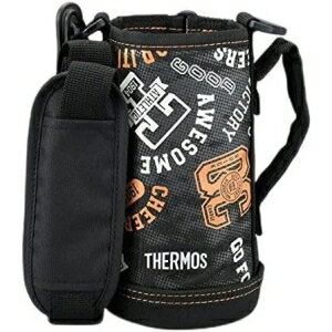 【サーモス THERMOS】サーモス FJJ ハンディポーチ ストラップつき 600ml用 FJJ-600WF ブラックオレンジ 【サーモス THERMOS】サーモス FJJ ハンディポーチ ストラップつき 600ml用 FJJ-600WF ブラックオレンジ