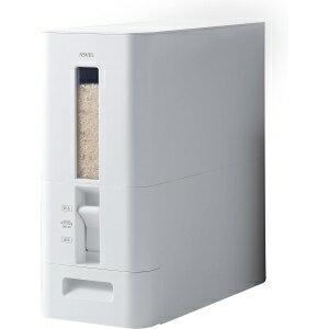 【アスベル ASVEL】アスベル S計量米びつ 12kg型 ホワイト